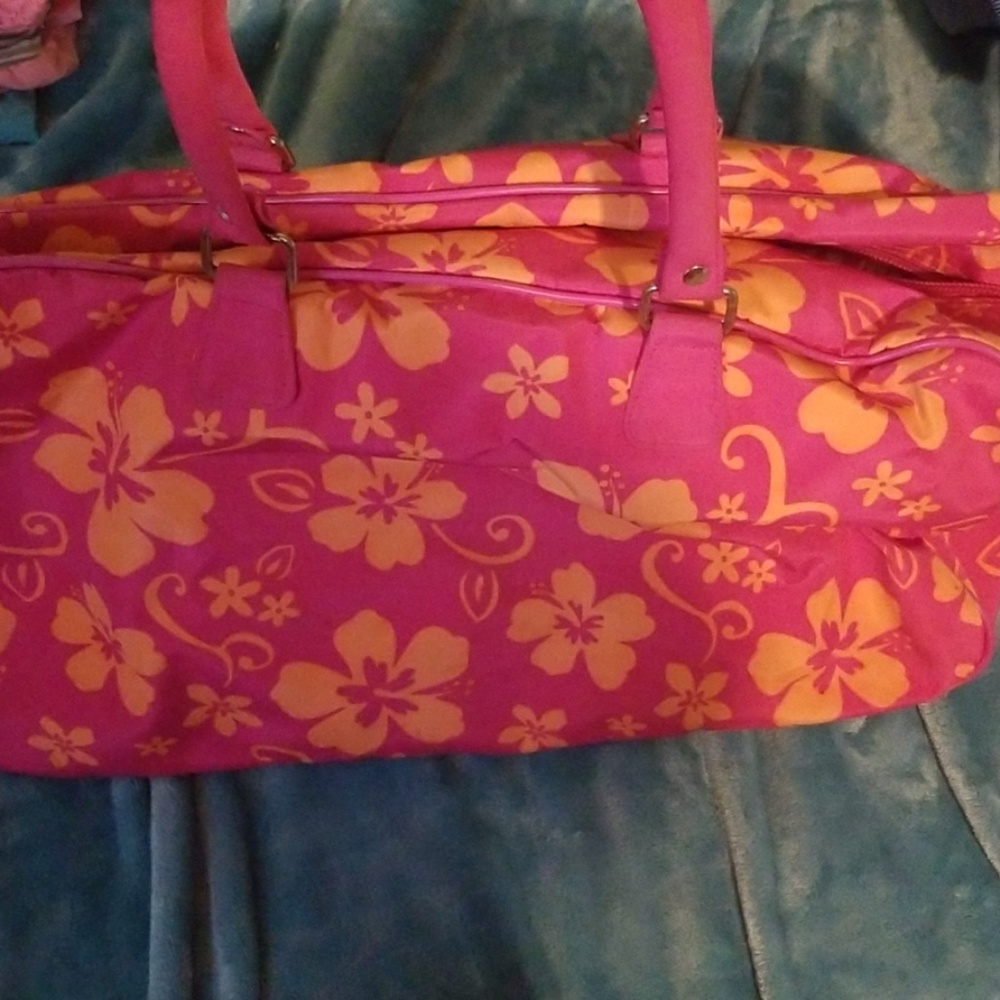 Pink/Orange Beach Bag